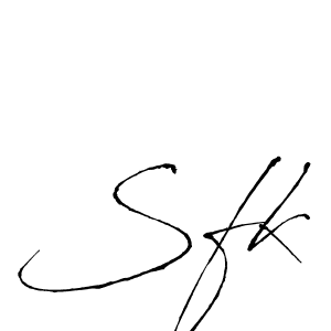 How to make Sfk name signature. Use Antro_Vectra style for creating short signs online. This is the latest handwritten sign. Sfk signature style 6 images and pictures png