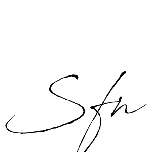 Also You can easily find your signature by using the search form. We will create Sfn name handwritten signature images for you free of cost using Antro_Vectra sign style. Sfn signature style 6 images and pictures png