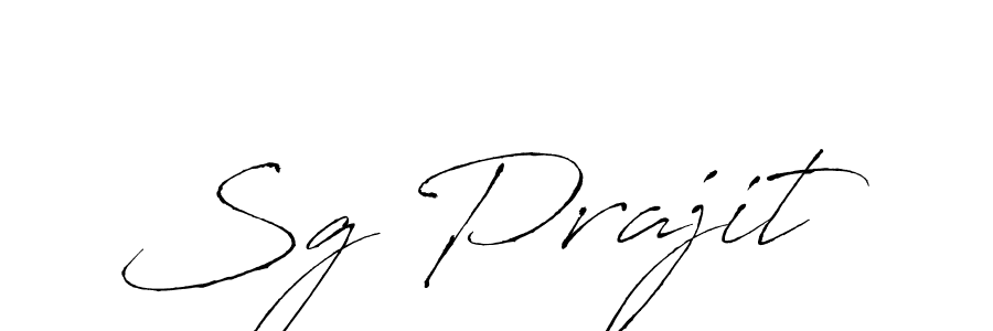 Sg Prajit stylish signature style. Best Handwritten Sign (Antro_Vectra) for my name. Handwritten Signature Collection Ideas for my name Sg Prajit. Sg Prajit signature style 6 images and pictures png