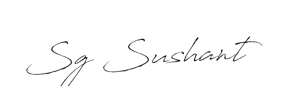 Also You can easily find your signature by using the search form. We will create Sg Sushant name handwritten signature images for you free of cost using Antro_Vectra sign style. Sg Sushant signature style 6 images and pictures png