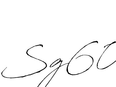 Similarly Antro_Vectra is the best handwritten signature design. Signature creator online .You can use it as an online autograph creator for name Sg60. Sg60 signature style 6 images and pictures png