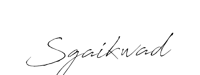 Also You can easily find your signature by using the search form. We will create Sgaikwad name handwritten signature images for you free of cost using Antro_Vectra sign style. Sgaikwad signature style 6 images and pictures png