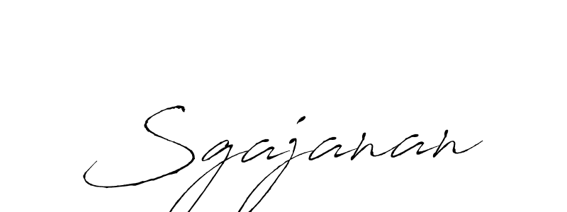 Antro_Vectra is a professional signature style that is perfect for those who want to add a touch of class to their signature. It is also a great choice for those who want to make their signature more unique. Get Sgajanan name to fancy signature for free. Sgajanan signature style 6 images and pictures png