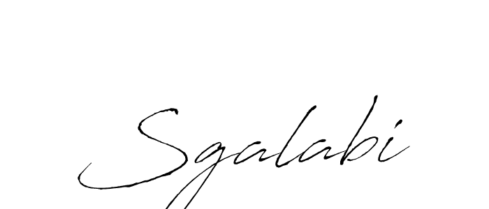 Sgalabi stylish signature style. Best Handwritten Sign (Antro_Vectra) for my name. Handwritten Signature Collection Ideas for my name Sgalabi. Sgalabi signature style 6 images and pictures png