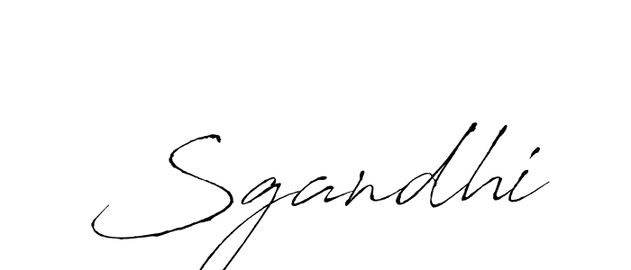 Sgandhi stylish signature style. Best Handwritten Sign (Antro_Vectra) for my name. Handwritten Signature Collection Ideas for my name Sgandhi. Sgandhi signature style 6 images and pictures png