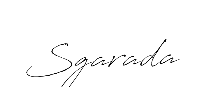 Make a beautiful signature design for name Sgarada. With this signature (Antro_Vectra) style, you can create a handwritten signature for free. Sgarada signature style 6 images and pictures png