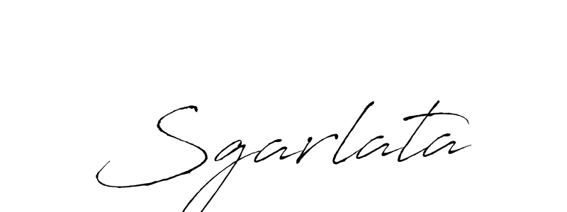 How to make Sgarlata signature? Antro_Vectra is a professional autograph style. Create handwritten signature for Sgarlata name. Sgarlata signature style 6 images and pictures png