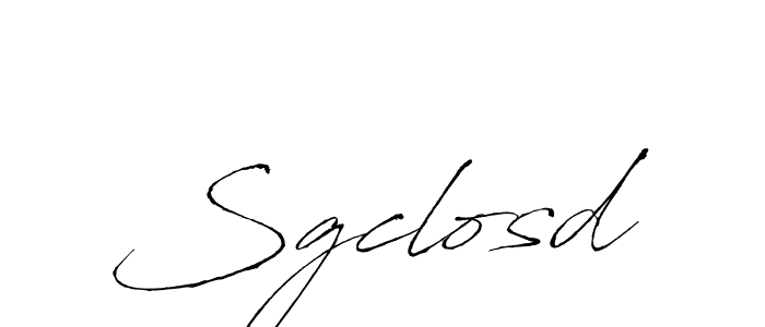 You should practise on your own different ways (Antro_Vectra) to write your name (Sgclosd) in signature. don't let someone else do it for you. Sgclosd signature style 6 images and pictures png