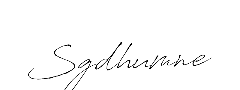 Create a beautiful signature design for name Sgdhumne. With this signature (Antro_Vectra) fonts, you can make a handwritten signature for free. Sgdhumne signature style 6 images and pictures png