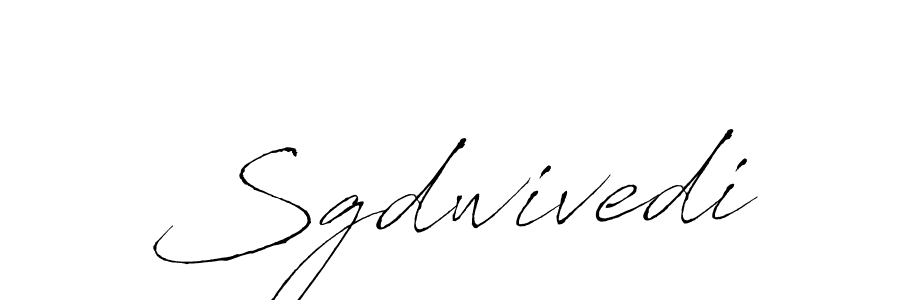 It looks lik you need a new signature style for name Sgdwivedi. Design unique handwritten (Antro_Vectra) signature with our free signature maker in just a few clicks. Sgdwivedi signature style 6 images and pictures png