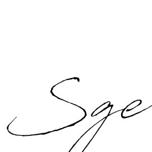 Also You can easily find your signature by using the search form. We will create Sge name handwritten signature images for you free of cost using Antro_Vectra sign style. Sge signature style 6 images and pictures png
