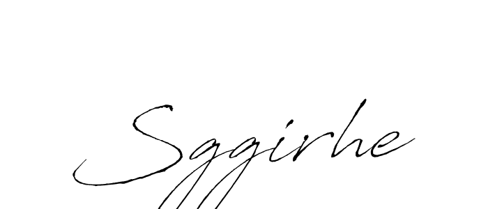 How to make Sggirhe name signature. Use Antro_Vectra style for creating short signs online. This is the latest handwritten sign. Sggirhe signature style 6 images and pictures png