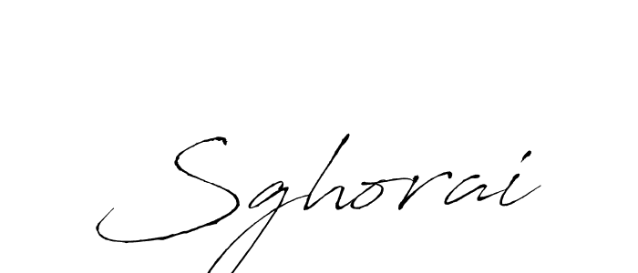 Sghorai stylish signature style. Best Handwritten Sign (Antro_Vectra) for my name. Handwritten Signature Collection Ideas for my name Sghorai. Sghorai signature style 6 images and pictures png