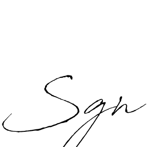 Sgn stylish signature style. Best Handwritten Sign (Antro_Vectra) for my name. Handwritten Signature Collection Ideas for my name Sgn. Sgn signature style 6 images and pictures png