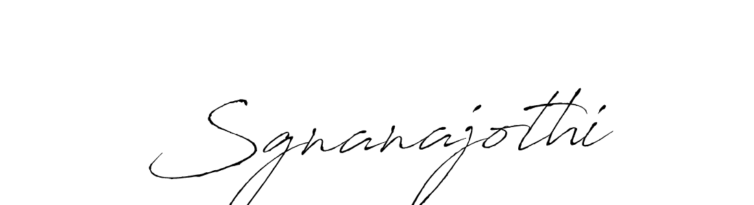 Antro_Vectra is a professional signature style that is perfect for those who want to add a touch of class to their signature. It is also a great choice for those who want to make their signature more unique. Get Sgnanajothi name to fancy signature for free. Sgnanajothi signature style 6 images and pictures png