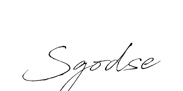How to make Sgodse signature? Antro_Vectra is a professional autograph style. Create handwritten signature for Sgodse name. Sgodse signature style 6 images and pictures png