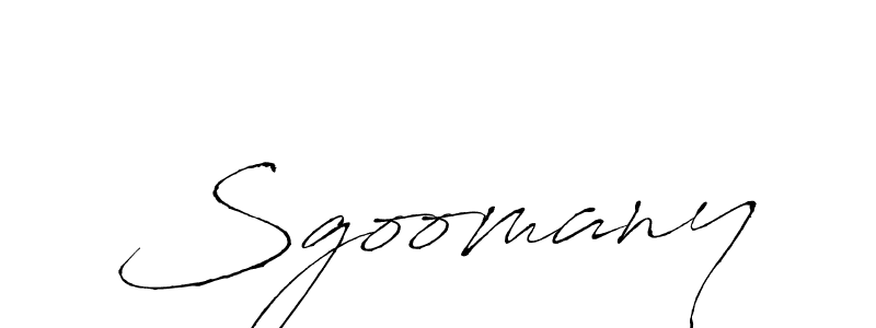 The best way (Antro_Vectra) to make a short signature is to pick only two or three words in your name. The name Sgoomany include a total of six letters. For converting this name. Sgoomany signature style 6 images and pictures png