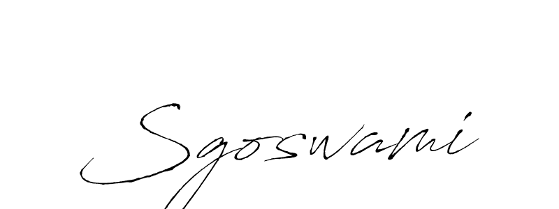 Use a signature maker to create a handwritten signature online. With this signature software, you can design (Antro_Vectra) your own signature for name Sgoswami. Sgoswami signature style 6 images and pictures png