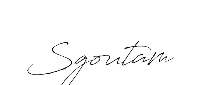 if you are searching for the best signature style for your name Sgoutam. so please give up your signature search. here we have designed multiple signature styles  using Antro_Vectra. Sgoutam signature style 6 images and pictures png