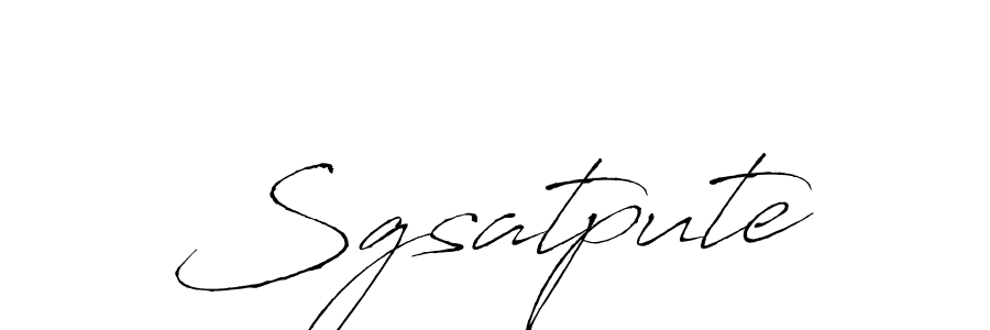 Once you've used our free online signature maker to create your best signature Antro_Vectra style, it's time to enjoy all of the benefits that Sgsatpute name signing documents. Sgsatpute signature style 6 images and pictures png