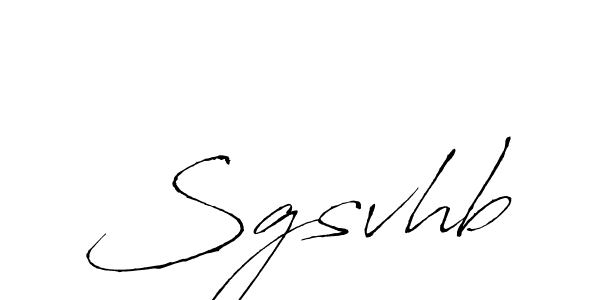 How to make Sgsvhb signature? Antro_Vectra is a professional autograph style. Create handwritten signature for Sgsvhb name. Sgsvhb signature style 6 images and pictures png