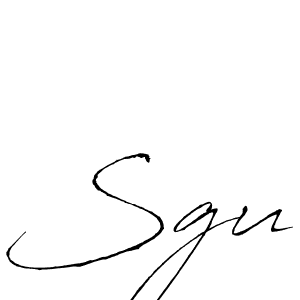 The best way (Antro_Vectra) to make a short signature is to pick only two or three words in your name. The name Sgu include a total of six letters. For converting this name. Sgu signature style 6 images and pictures png