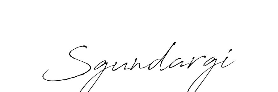 How to make Sgundargi signature? Antro_Vectra is a professional autograph style. Create handwritten signature for Sgundargi name. Sgundargi signature style 6 images and pictures png