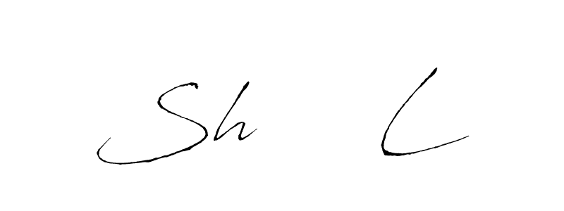 Similarly Antro_Vectra is the best handwritten signature design. Signature creator online .You can use it as an online autograph creator for name Sh     L. Sh     L signature style 6 images and pictures png