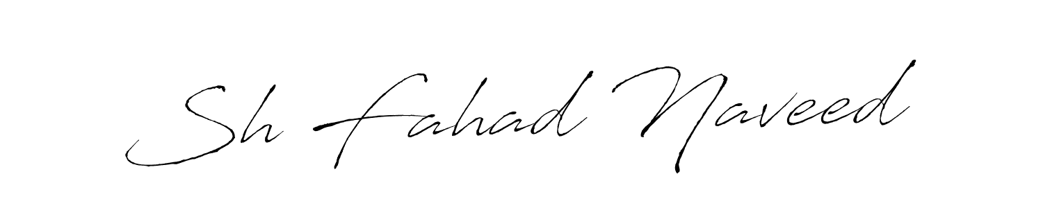 The best way (Antro_Vectra) to make a short signature is to pick only two or three words in your name. The name Sh Fahad Naveed include a total of six letters. For converting this name. Sh Fahad Naveed signature style 6 images and pictures png