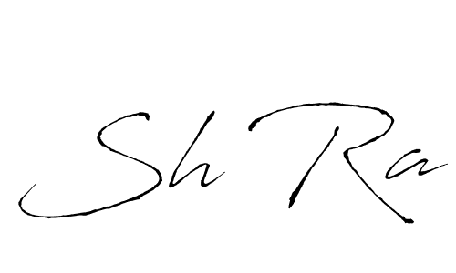 How to make Sh Ra signature? Antro_Vectra is a professional autograph style. Create handwritten signature for Sh Ra name. Sh Ra signature style 6 images and pictures png