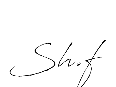 The best way (Antro_Vectra) to make a short signature is to pick only two or three words in your name. The name Sh.f include a total of six letters. For converting this name. Sh.f signature style 6 images and pictures png