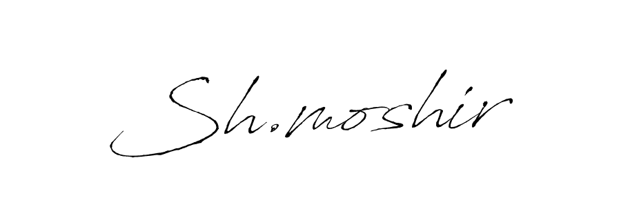 How to Draw Sh.moshir signature style? Antro_Vectra is a latest design signature styles for name Sh.moshir. Sh.moshir signature style 6 images and pictures png