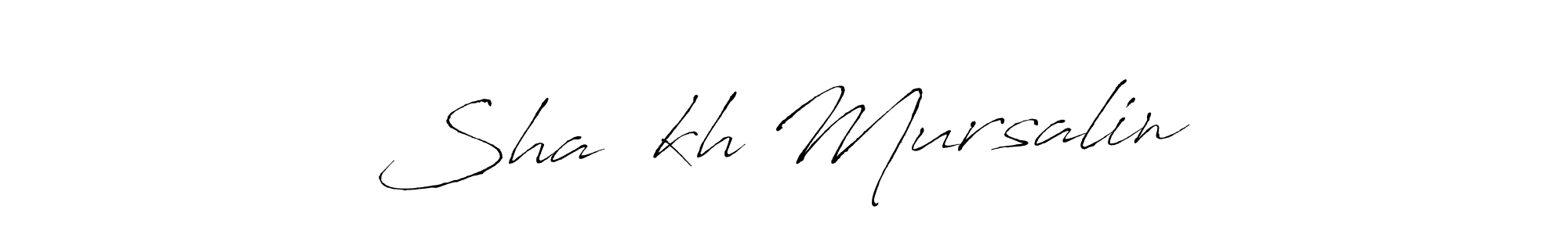 Check out images of Autograph of Sha❤️kh Mursalin name. Actor Sha❤️kh Mursalin Signature Style. Antro_Vectra is a professional sign style online. Sha❤️kh Mursalin signature style 6 images and pictures png