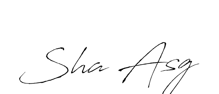 Use a signature maker to create a handwritten signature online. With this signature software, you can design (Antro_Vectra) your own signature for name Sha Asg. Sha Asg signature style 6 images and pictures png