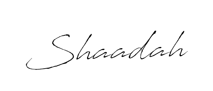 Use a signature maker to create a handwritten signature online. With this signature software, you can design (Antro_Vectra) your own signature for name Shaadah. Shaadah signature style 6 images and pictures png