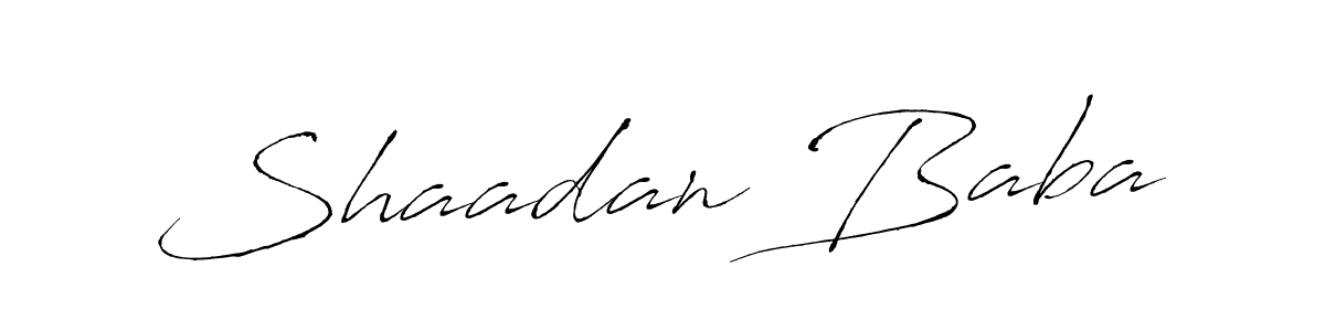Use a signature maker to create a handwritten signature online. With this signature software, you can design (Antro_Vectra) your own signature for name Shaadan Baba. Shaadan Baba signature style 6 images and pictures png