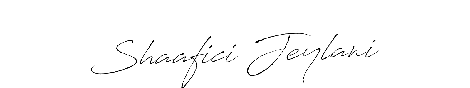 Make a beautiful signature design for name Shaafici Jeylani. With this signature (Antro_Vectra) style, you can create a handwritten signature for free. Shaafici Jeylani signature style 6 images and pictures png