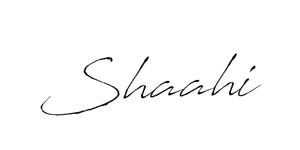 Make a beautiful signature design for name Shaahi. With this signature (Antro_Vectra) style, you can create a handwritten signature for free. Shaahi signature style 6 images and pictures png