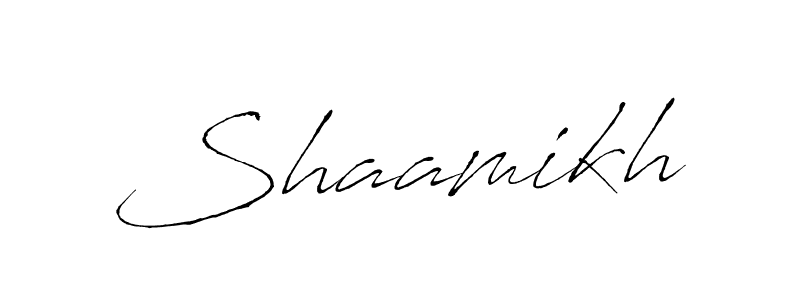 Design your own signature with our free online signature maker. With this signature software, you can create a handwritten (Antro_Vectra) signature for name Shaamikh. Shaamikh signature style 6 images and pictures png