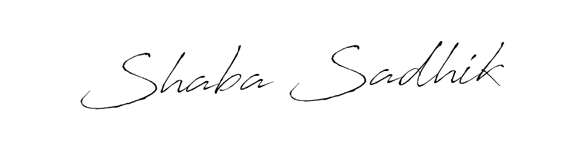 Make a beautiful signature design for name Shaba Sadhik. Use this online signature maker to create a handwritten signature for free. Shaba Sadhik signature style 6 images and pictures png