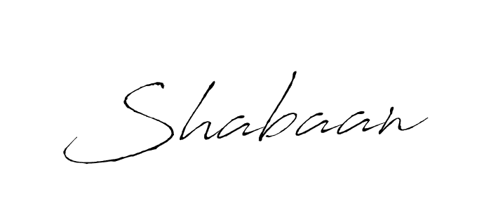 Create a beautiful signature design for name Shabaan. With this signature (Antro_Vectra) fonts, you can make a handwritten signature for free. Shabaan signature style 6 images and pictures png