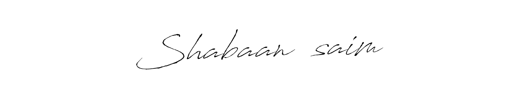 How to make Shabaan♥️saim signature? Antro_Vectra is a professional autograph style. Create handwritten signature for Shabaan♥️saim name. Shabaan♥️saim signature style 6 images and pictures png