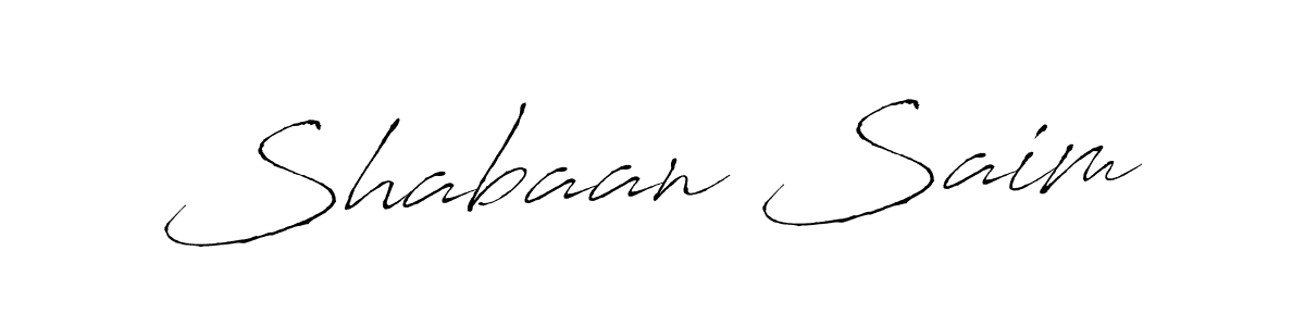 Shabaan Saim stylish signature style. Best Handwritten Sign (Antro_Vectra) for my name. Handwritten Signature Collection Ideas for my name Shabaan Saim. Shabaan Saim signature style 6 images and pictures png