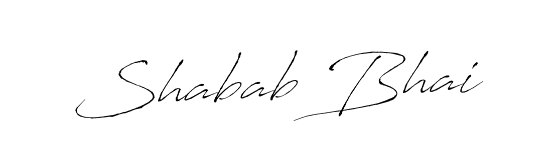 Similarly Antro_Vectra is the best handwritten signature design. Signature creator online .You can use it as an online autograph creator for name Shabab Bhai. Shabab Bhai signature style 6 images and pictures png