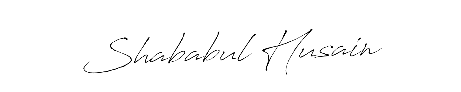Use a signature maker to create a handwritten signature online. With this signature software, you can design (Antro_Vectra) your own signature for name Shababul Husain. Shababul Husain signature style 6 images and pictures png