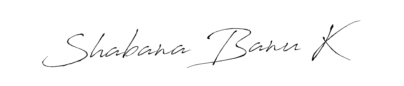 See photos of Shabana Banu K official signature by Spectra . Check more albums & portfolios. Read reviews & check more about Antro_Vectra font. Shabana Banu K signature style 6 images and pictures png