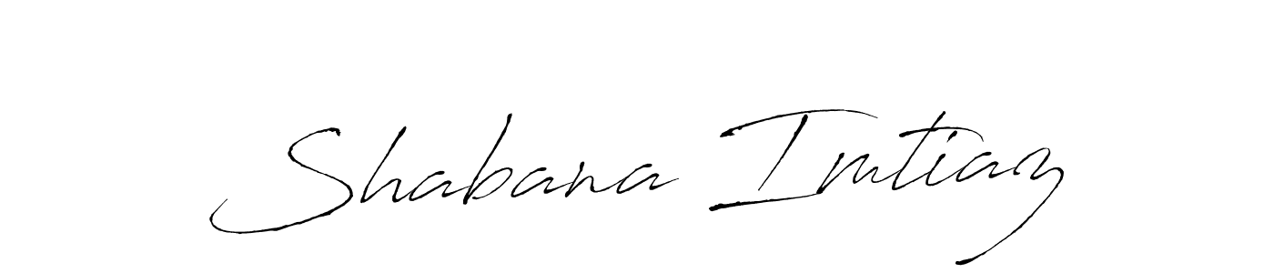 Shabana Imtiaz stylish signature style. Best Handwritten Sign (Antro_Vectra) for my name. Handwritten Signature Collection Ideas for my name Shabana Imtiaz. Shabana Imtiaz signature style 6 images and pictures png