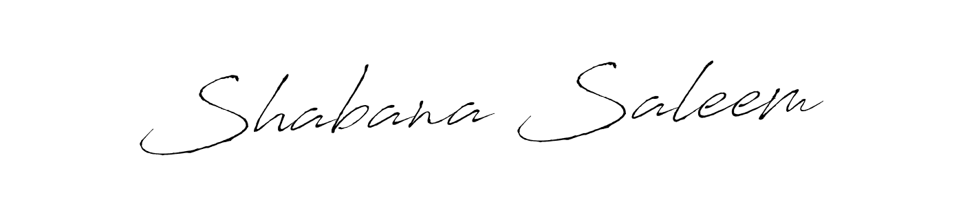 Design your own signature with our free online signature maker. With this signature software, you can create a handwritten (Antro_Vectra) signature for name Shabana Saleem. Shabana Saleem signature style 6 images and pictures png