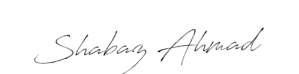 Design your own signature with our free online signature maker. With this signature software, you can create a handwritten (Antro_Vectra) signature for name Shabaz Ahmad. Shabaz Ahmad signature style 6 images and pictures png