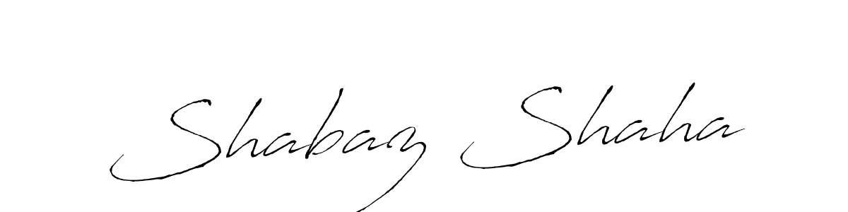 Design your own signature with our free online signature maker. With this signature software, you can create a handwritten (Antro_Vectra) signature for name Shabaz Shaha. Shabaz Shaha signature style 6 images and pictures png